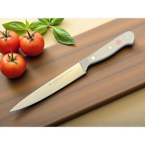 Wusthof Gourmet 6 inch Sandwich Gray Handle Utility Knife RARE 1025648816